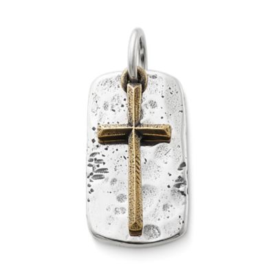 Gifts For Him James Avery - engravable tag and cross pendant