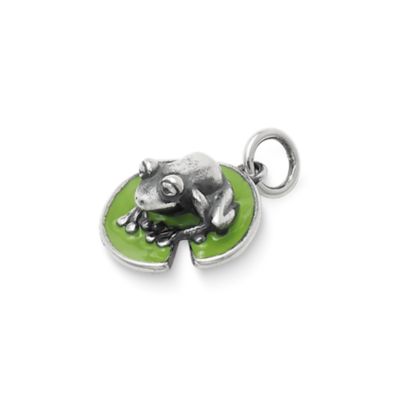 Enamel Frog on Lily Pad Charm James Avery