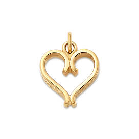 Forever and Always Heart Charm