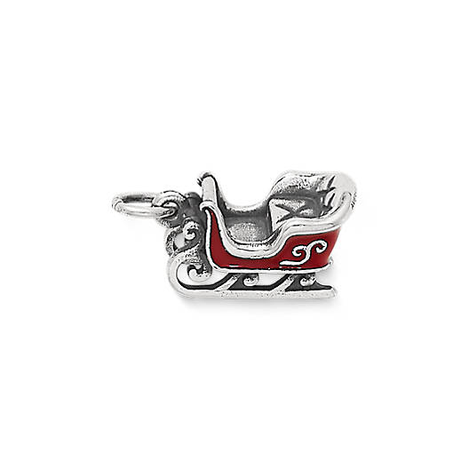 View Larger Image of Enamel Christmas Sleigh Charm