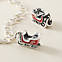 View Larger Image of Enamel Christmas Sleigh Charm
