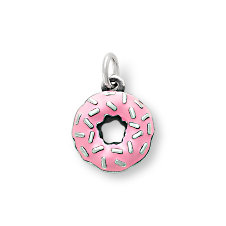 Enamel Frosted Donut Charm