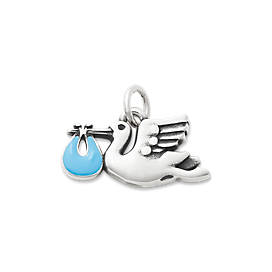 Enamel Blue Special Delivery Charm