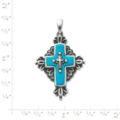 Folk Cross with Turquoise - James Avery
