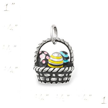 Enamel Easter Basket Charm - James Avery