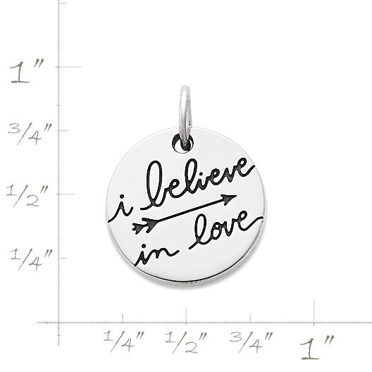 View Larger Image of "I Believe in Love" Charm
