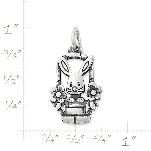 View Larger Image of Easter Bunny Basket Charm