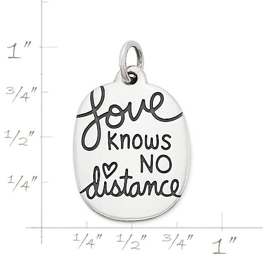 View Larger Image of "Love Knows No Distance" Charm