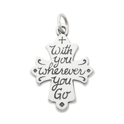 With You Wherever You Go Cross Charm thumbnail 6