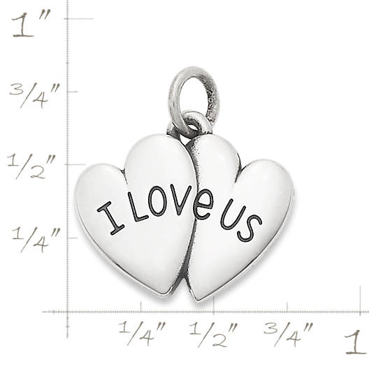 View Larger Image of "I Love Us" Charm