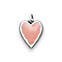 View Larger Image of Enamel Pink Heart Charm