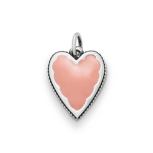View Larger Image of Enamel Pink Heart Charm