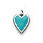 View Larger Image of Enamel Blue Heart Charm