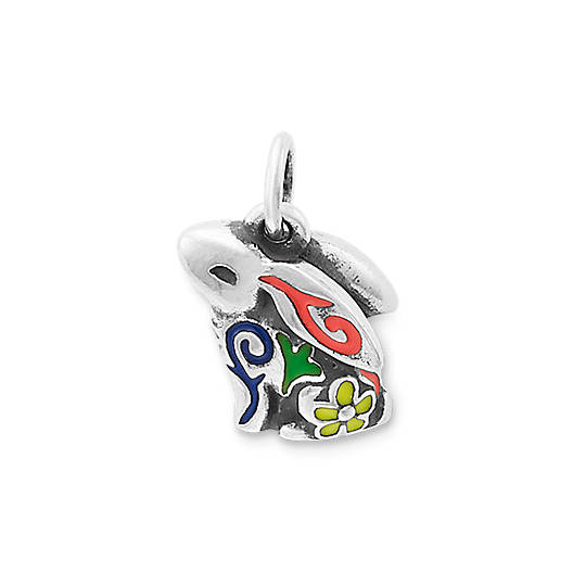 View Larger Image of Enamel Festive Bunny Charm