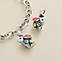 View Larger Image of Enamel Festive Bunny Charm