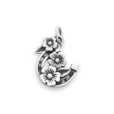 Floral Horseshoe Charm thumbnail 6
