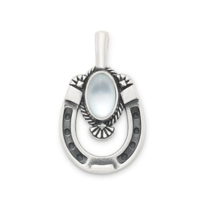 Western Horseshoe Gemstone Pendant thumbnail 6