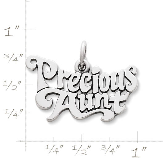 View Larger Image of "Precious Aunt" Charm