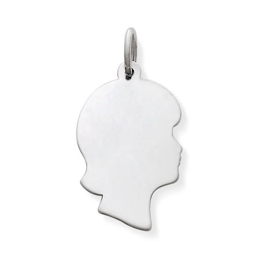 View Larger Image of Girl Silhouette Charm