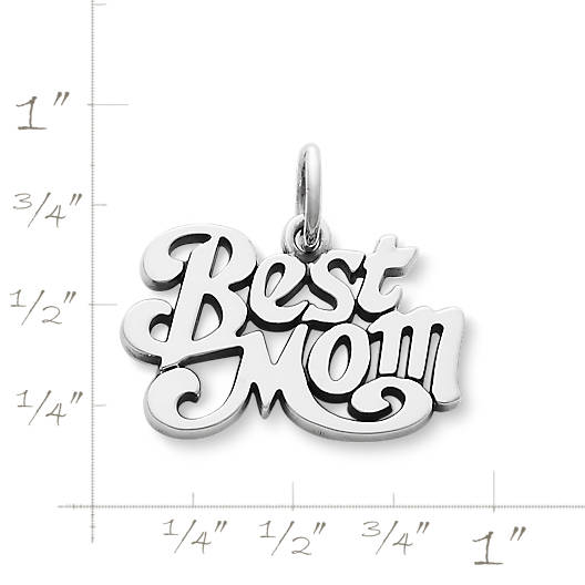View Larger Image of "Best Mom" Charm