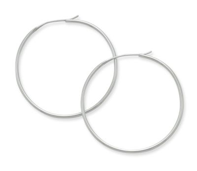Large Swedged Hoop Earrings James Avery