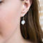 View Larger Image of Sculpted Ladybug White Doublet Ear Hooks 