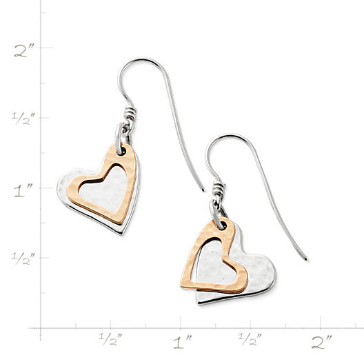 View Larger Image of Fearless Heart Ear Hooks