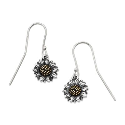 Wild Sunflower Ear Hooks