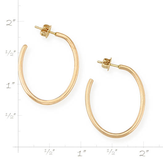 View Larger Image of Oval Hoops