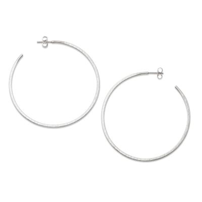 Classic Hammered Hoops, Extra Large - James Avery