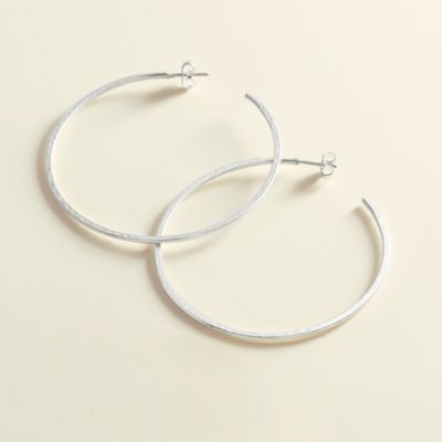Classic Hammered Hoops, Extra Large James Avery