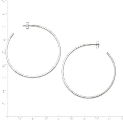 Classic Hammered Hoops, Extra Large James Avery