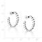 View Larger Image of Tiny Hearts Hoop Ear Posts, Medium
