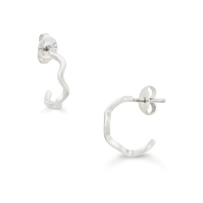 Squiggle Hoop Earrings thumbnail 6