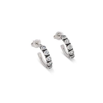Gemstone Hoop Earrings thumbnail 9