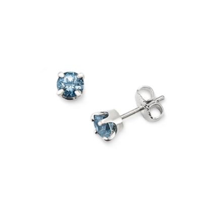 LabCreated Aqua Spinel Gemstone Studs James Avery