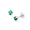 View Larger Image of Lab-Created Emerald Gemstone Studs