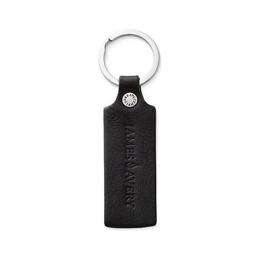 View Larger Image of Leather Logo Tag Key Ring