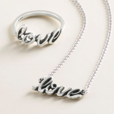 Love Script Necklace James Avery