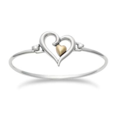 Joy of My Heart Hook-On Bracelet in Sterling Silver and 14K Yellow Gold