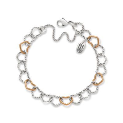 James Avery Gold Twist Charm Bracelet