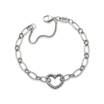 James avery double hot sale link charm bracelet