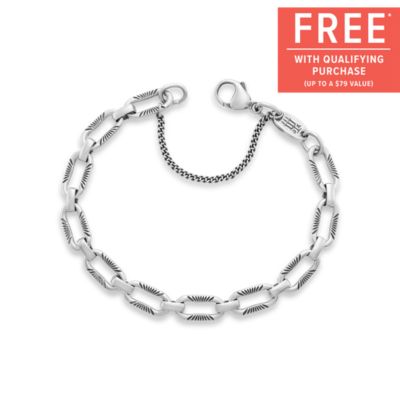 Ornate Links Charm Bracelet