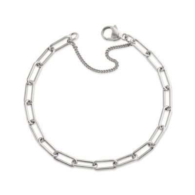 Sterling Silver Sprung Link Charm Bracelet