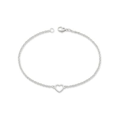 Heart Station Charm Anklet