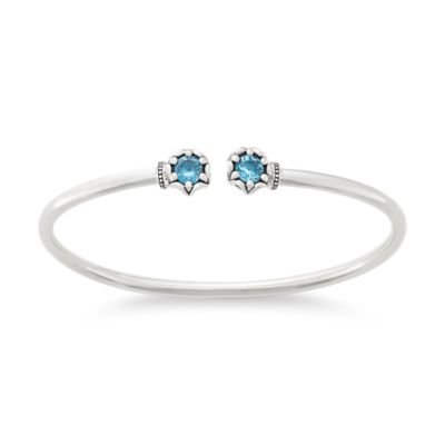 Cherished Birthstone Flexible Cuff Bracelet