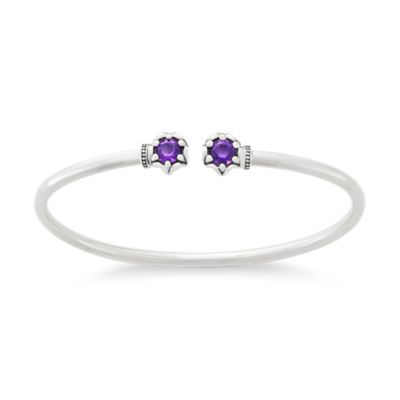 Cherished Birthstone Flexible Cuff Bracelet