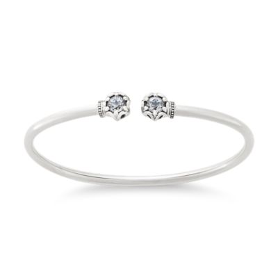 Cherished Birthstone Flexible Cuff Bracelet