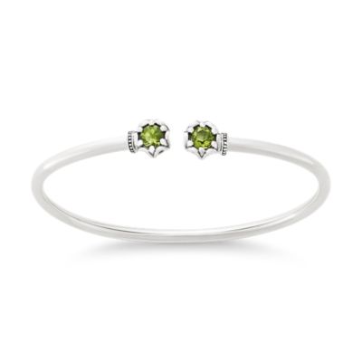 Cherished Birthstone Flexible Cuff Bracelet