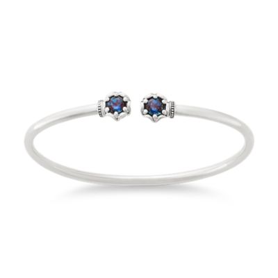 Cherished Birthstone Flexible Cuff Bracelet
